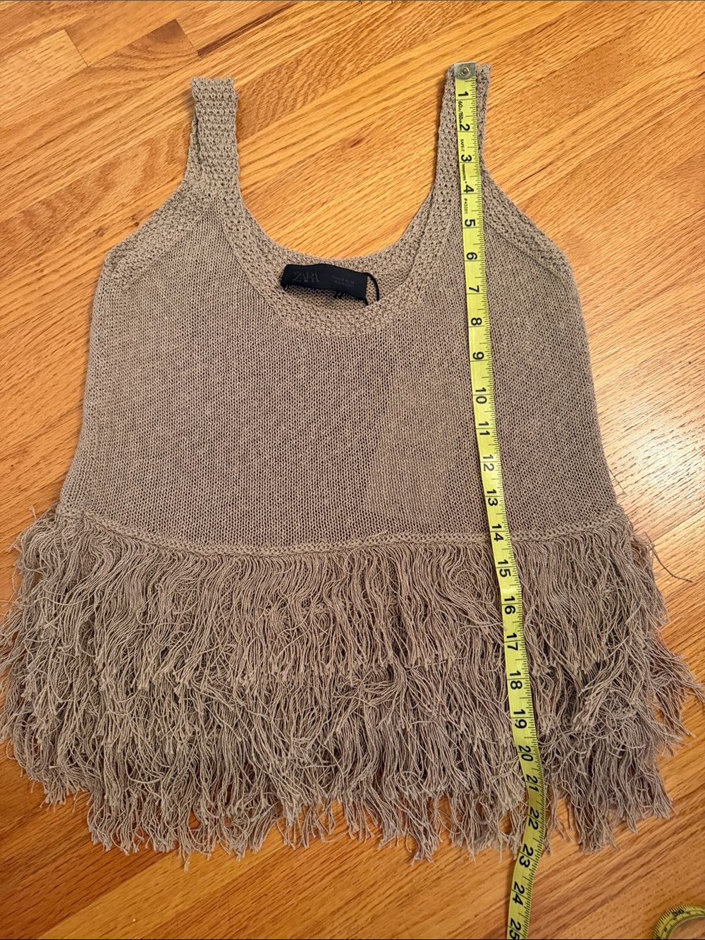 NWT Zara fringe knit top - Picture 8 of 9